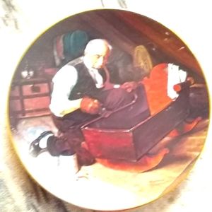Norman Rockwell collector's plate by Knowles with certificate of authenticity